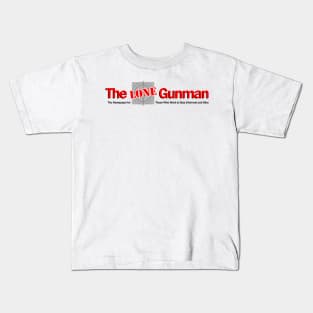 The Lone Gunman Newspaper Kids T-Shirt